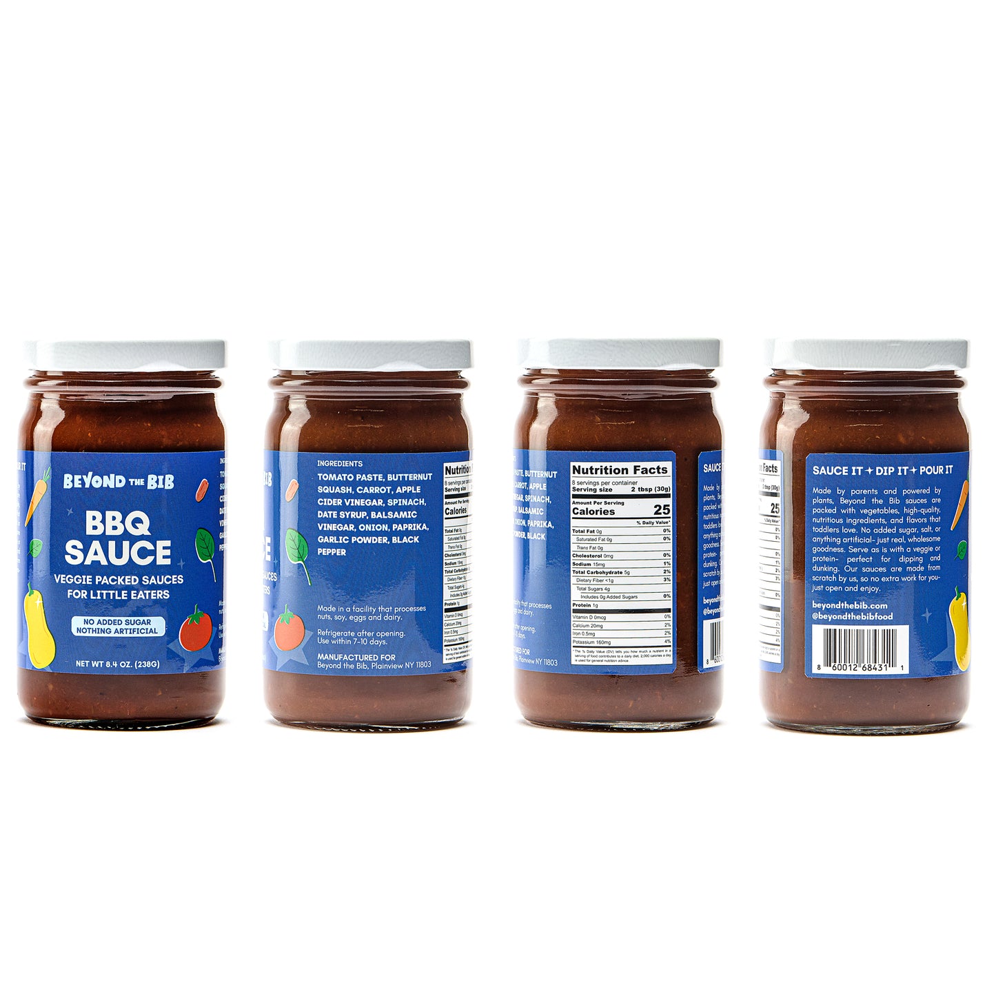 Tomato, BBQ, Thai Coconut Sauce - Variety 3 Pack