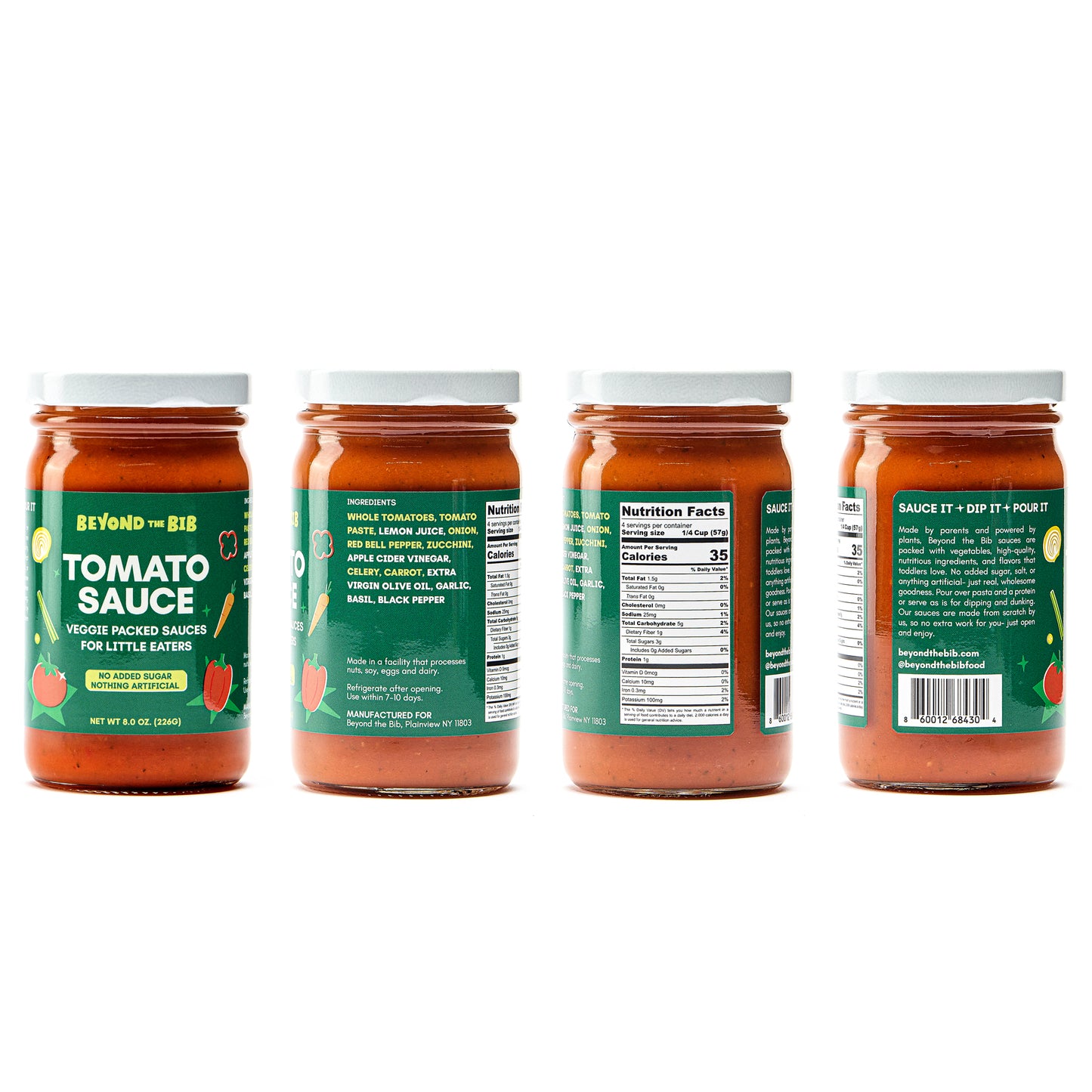 Tomato, BBQ, Thai Coconut Sauce - Variety 3 Pack